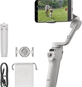 مثبت جيمبال للهواتف الذكية 6 من اوسمو ثلاثي المحاور قضيب تمديد مدمج محمول وقابل