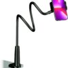 Cell Phone Clip Bed Stand Holder, with Grip Flexible Long Arm Gooseneck Bracket Mount Clamp for Desk, Compatible with iPhone 14 Pro Max XR