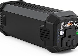 Portable Laptop Power Bank with 120W AC Outlet, 31200mAh Portable Laptop Charger, 65W PD USB C Backup Power Source for Travel and Outdoor Activities