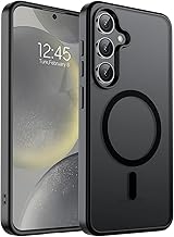 SUPFINE Magnetic for Samsung Galaxy S24 Case / S25 Case(Compatible with MagSafe) (Military Grade Drop Protection) Slim Translucent