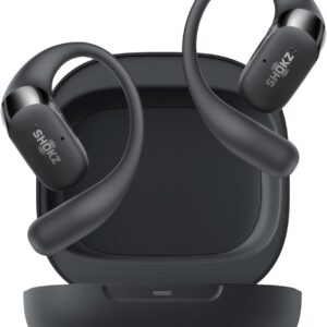SHOKZ OpenFit 2 Open-Ear Headphones,True Wireless Bluetooth Earphones with Microphone,Earhook Earbuds with 48 Hours of Playtime,Fast