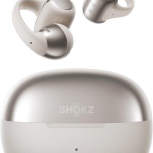 SHOKZ OpenDots ONE-Open-Ear Headphones, Clip-On Earbuds-Wireless Bluetooth Earbuds with Microphone-Secure, Lightweight, Comfort-Premium