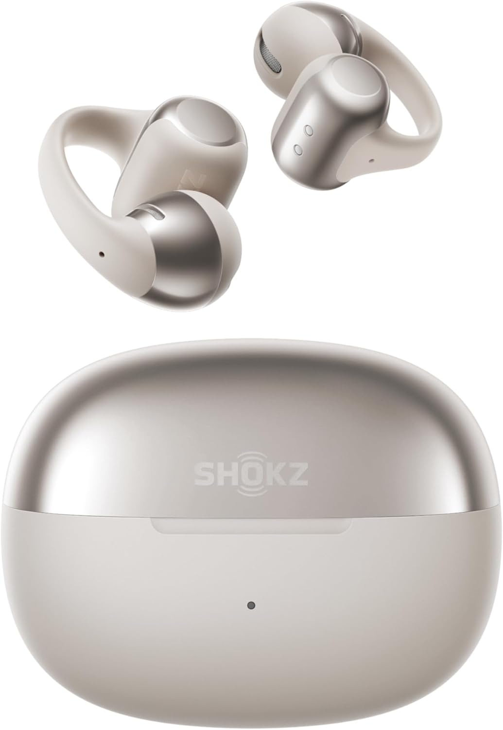 SHOKZ OpenDots ONE-Open-Ear Headphones, Clip-On Earbuds-Wireless Bluetooth Earbuds with Microphone-Secure, Lightweight, Comfort-Premium
