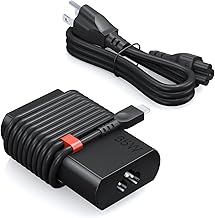 2025 New Slim 65W USB-C Laptop Charger Compatible with Lenovo ThinkPad T14 T15 T16 X1 T490,Yoga 7i 2-in-1,Chromebook Charger,IdeaPad3
