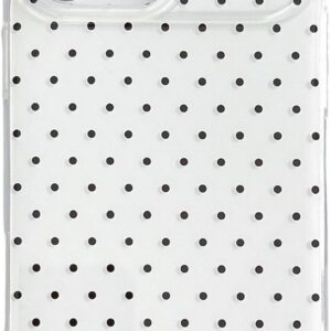 QLTYPRI Cute Phone Case for iPhone 17 Pro Case Polka Dot Fashion Aesthetic Design for Women Girls, Slim TPU Shockproof Protective Phone