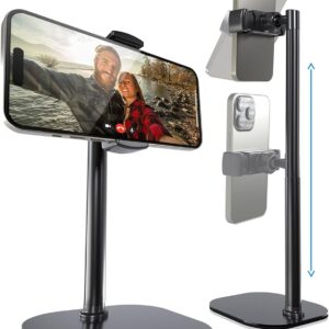 COOPER ChatStand, Adjustable Cell Phone Stand for Desk, Phone Stand for Recording, iPhone Holder for Filming, Small Tripod for iPhone, Fits