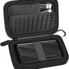 Case Compatible with Samsung T9/ T7/ T7 Shield Portable SSD 1TB 2TB 4TB External Hard Drive, Storage Travel Carrying Holder Organizer for