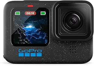 GoPro HERO12 Black - Waterproof Action Camera with 5.3K60 Ultra HD Video, 27MP Photos, HDR, 1/1.9" Image Sensor, Live Streaming, Webcam