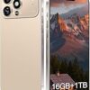 17PROMA X - 16GB+1TB Snapdragon8 Gen3 Android 15 5G Dual SIM 6.99" 68+108MP 7000mAh Battery - High-Performance Smartphone with Unbeatable Value(Gold)
