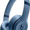 Beats Solo 4 - Wireless Bluetooth On-Ear Headphones, Apple & Android Compatible, Up to 50 Hours of Battery Life - Slate Blue (Renewed)