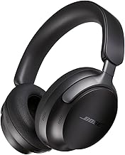 Bose QuietComfort Ultra Wireless Noise Cancelling Headphones with Spatial Audio, Over-The-Ear Headphones with Mic, Up to 24 Hours of Battery Life,...