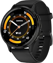 Garmin Venu 3 Health and Fitness GPS Smartwatch Slate Bezel/Black Band (45mm) - (Renewed)