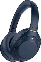 Sony WH-1000XM4 Wireless Premium Noise Canceling Overhead Headphones, Blue (Renewed)