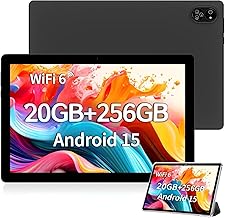 Android Tablet 10.1" inch, 4G LTE Dual SIM, 20GB RAM,256GB Storage,Supports Extend 1TB, IPS Touchscreen,Dual Camera, WiFi/WLAN/Bluetooth/GPS,TYD-109pro (Black, 256 GB)