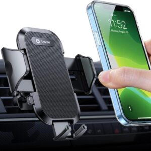 andobil 2026 Upgraded Car Phone Holder Mount for Vent, Military Sturdy Metal Clip Air Vent Phone Holder for Your Car Easy Used Cell Phone Car Mount for iPhone 17 Pro Max 15 14 13 Samsung S26 S25